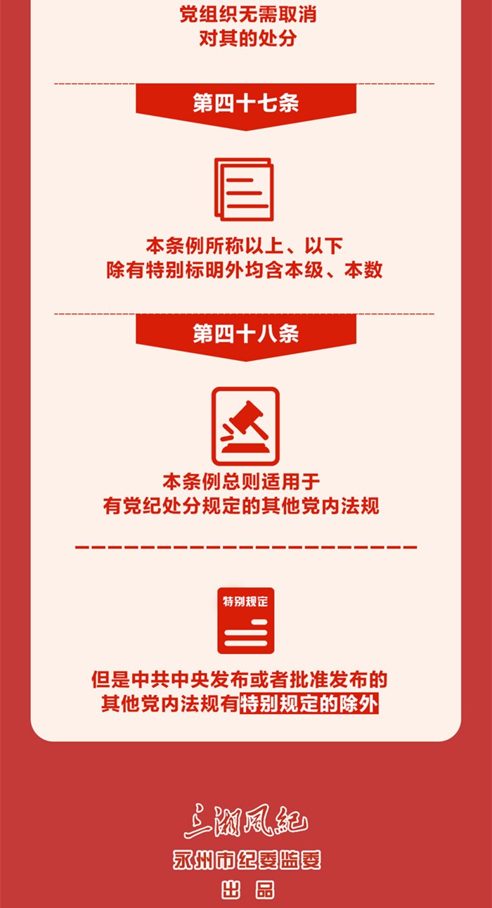 圖解《中國共產黨紀律處分條例》⑦